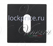 Картинка Накладка под ключ буратино на квадратном основании Fratelli Cattini KEY 8-NM матовый черный 2 шт.